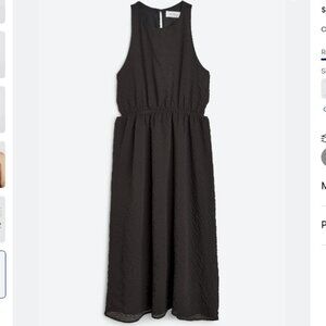 Kyleigh Sylvie Cut Out Midi Dress Black XS Stitch Fix